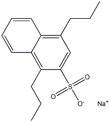 1,4-Dipropyl-2-naphthalenesulfonic acid sodium salt Structure