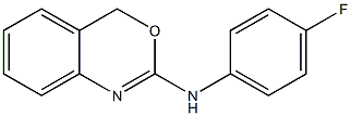 2-(4-Fluorophenylamino)-4H-3,1-benzoxazine 구조식 이미지