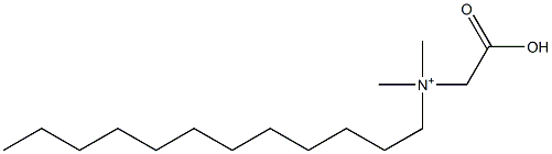 Dodecyl(carboxymethyl)dimethylammonium 구조식 이미지