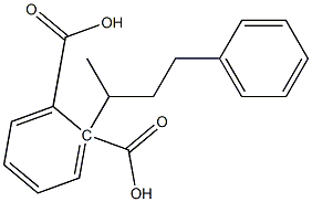 (-)-Phthalic acid hydrogen 2-[(R)-1-methyl-3-phenylpropyl] ester Structure