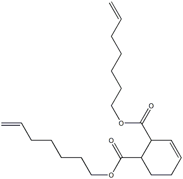 3-Cyclohexene-1,2-dicarboxylic acid bis(6-heptenyl) ester 구조식 이미지
