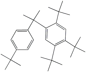 2-(2,4,5-Tri-tert-butylphenyl)-2-(4-tert-butylphenyl)propane 구조식 이미지