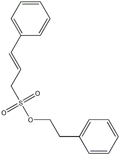 3-Phenyl-2-propene-1-sulfonic acid (2-phenylethyl) ester 구조식 이미지