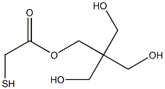 Mercaptoacetic acid 3-hydroxy-2,2-bis(hydroxymethyl)propyl ester Structure