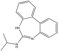 6-Isopropylamino-5H-dibenzo[d,f][1,3]diazepine Structure