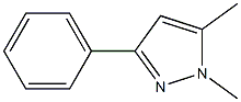 1,5-Dimethyl-3-phenyl-1H-pyrazole 구조식 이미지