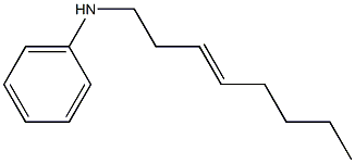 N-(3-Octenyl)aniline Structure