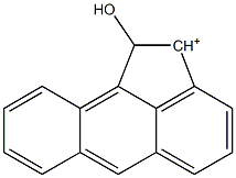 1-Hydroxyaceanthren-2-ylium 구조식 이미지