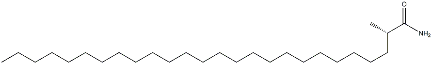 [S,(+)]-2-Methylhexacosanamide 구조식 이미지