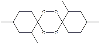 1,3,10,12-Tetramethyl-7,8,15,16-tetraoxadispiro[5.2.5.2]hexadecane 구조식 이미지
