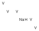 Pentavanadium sodium 구조식 이미지