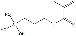 3-(Methacryloyloxy)propylsilanetriol 구조식 이미지