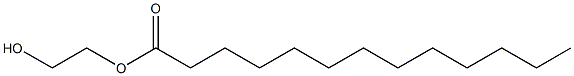 Tridecanoic acid 2-hydroxyethyl ester Structure