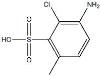 3-Amino-2-chloro-6-methylbenzenesulfonic acid 구조식 이미지