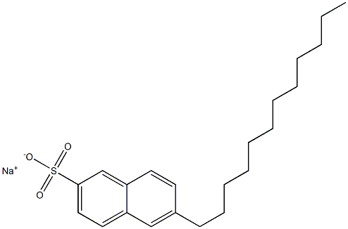 6-Dodecyl-2-naphthalenesulfonic acid sodium salt 구조식 이미지