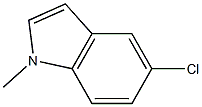 1-Methyl-5-chloro-1H-indole 구조식 이미지