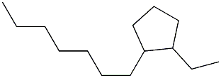 1-Ethyl-2-heptylcyclopentane 구조식 이미지