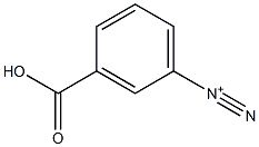 3-Carboxybenzenediazonium Structure