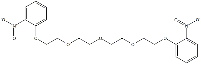 1,11-Bis(2-nitrophenoxy)-3,6,9-trioxaundecane 구조식 이미지