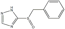 3-Benzylsulfinyl-2H-1,2,4-triazole 구조식 이미지