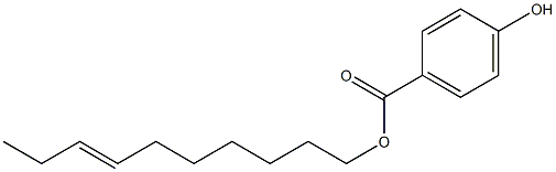4-Hydroxybenzoic acid 7-decenyl ester 구조식 이미지