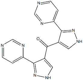 (Pyrimidin-4-yl)(1H-pyrazol-4-yl) ketone 구조식 이미지