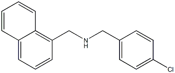 N-(4-Chlorobenzyl)-1-naphthalenemethanamine Structure