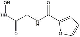 2-(Furan-2-ylcarbonylamino)acetohydroxamic acid 구조식 이미지