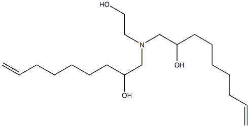 1,1'-[(2-Hydroxyethyl)imino]bis(8-nonen-2-ol) Structure