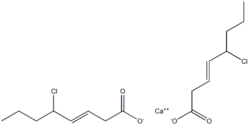 Bis(5-chloro-3-octenoic acid)calcium salt 구조식 이미지