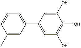 5-(3-Methylphenyl)benzene-1,2,3-triol Structure