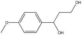 1-(4-Methoxyphenyl)propane-1,3-diol 구조식 이미지