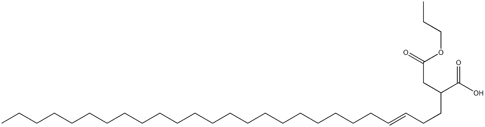 2-(3-Hexacosenyl)succinic acid 1-hydrogen 4-propyl ester 구조식 이미지