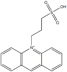 10-(3-Sulfopropyl)acridine-10-ium Structure