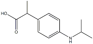 2-[4-(Isopropylamino)phenyl]propionic acid Structure