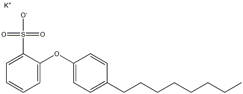 2-(4-Octylphenoxy)benzenesulfonic acid potassium salt Structure