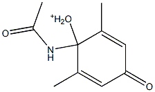 [1-(Acetylamino)-2,6-dimethyl-4-oxo-2,5-cyclohexadienyl]oxonium Structure
