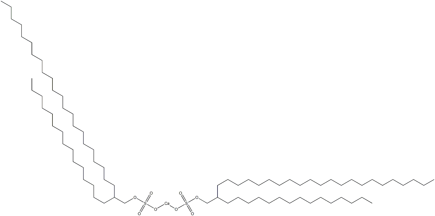 Bis(2-pentadecyltetracosyloxysulfonyloxy)calcium 구조식 이미지