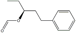 [S,(-)]-1-Phenyl-3-pentanol formate Structure