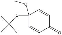 4-Methoxy-4-tert-butoxy-2,5-cyclohexadiene-1-one 구조식 이미지