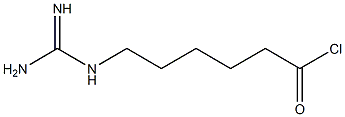 6-Guanidinohexanoyl chloride 구조식 이미지