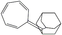 2-(2,4,6-Cycloheptatrien-1-ylidene)adamantane 구조식 이미지