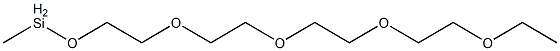 Methyl[2-[2-[2-(2-ethoxyethoxy)ethoxy]ethoxy]ethoxy]silane Structure