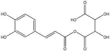 Monocaffeoyl tartaric acid Structure