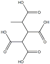 Butane-1,1,2,3-tetracarboxylic acid 구조식 이미지