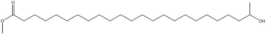 23-Hydroxytetracosanoic acid methyl ester 구조식 이미지