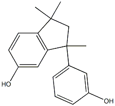 1,1,3-Trimethyl-3-(m-hydroxyphenyl)indan-5-ol Structure