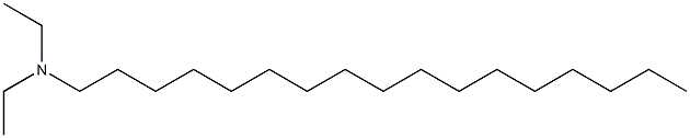 N,N-Diethyl-1-heptadecanamine Structure