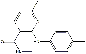 N,6-Dimethyl-2-(p-toluidino)nicotinamide 구조식 이미지