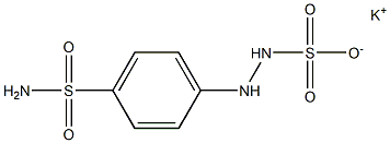 2-(p-Sulfamoylphenyl)hydrazinesulfonic acid potassium salt 구조식 이미지